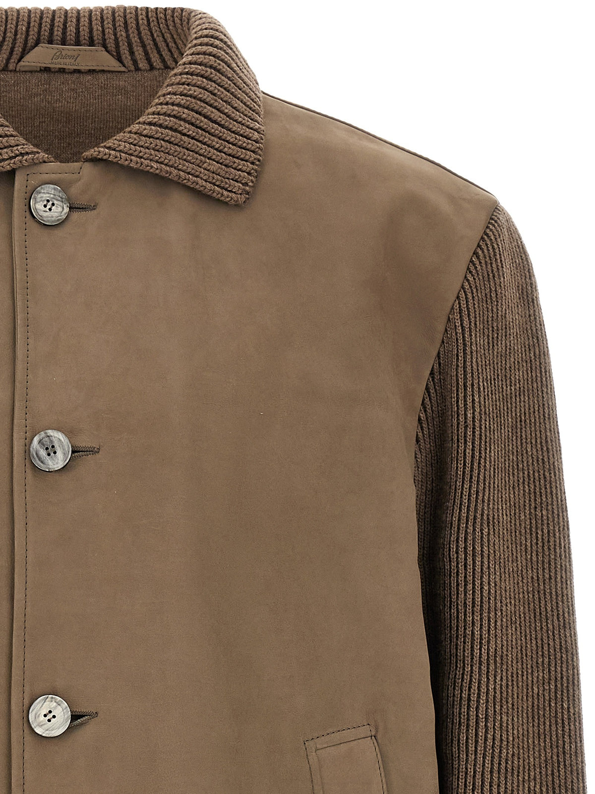 Brioni Brown Hybrid Jacket Brown