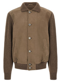 Brioni Brown Hybrid Jacket Brown