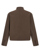 Lemaire Brown Korean Collar Jacket Brown