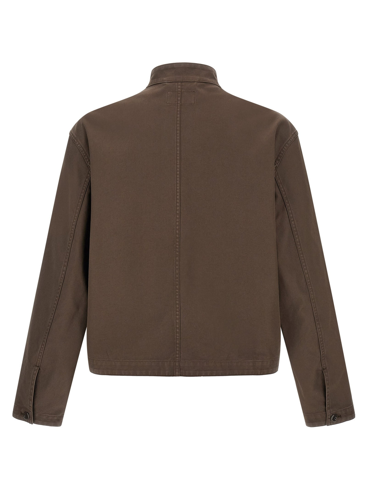 Lemaire Brown Korean Collar Jacket Brown