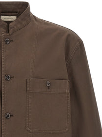 Lemaire Brown Korean Collar Jacket Brown