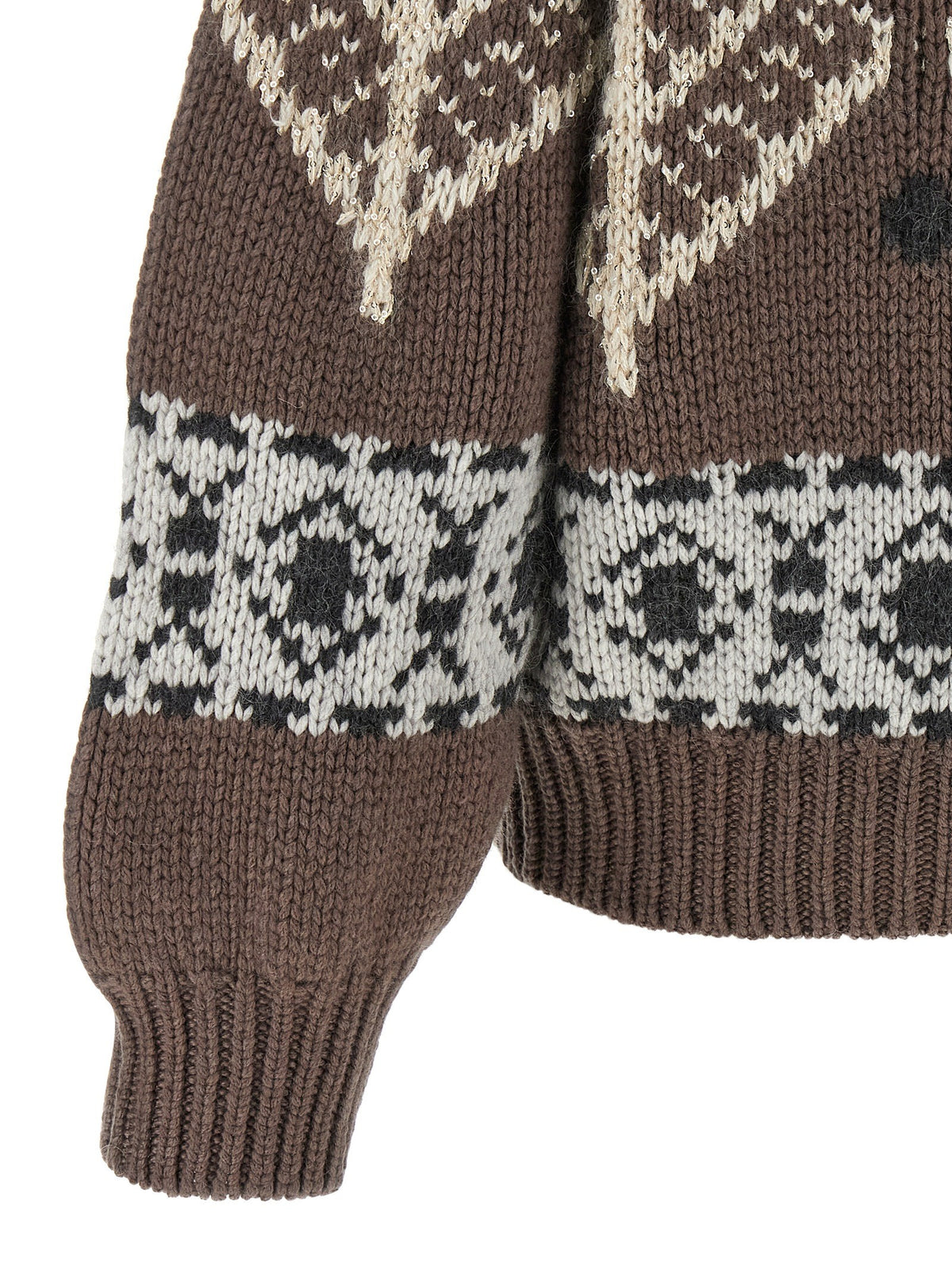 Brunello Cucinelli Brown Nordic Heritage Sweater Brown