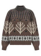 Brunello Cucinelli Brown Nordic Heritage Sweater Brown