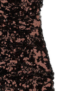 Ganni Brown Sequins Mini Dress Brown, view 4
