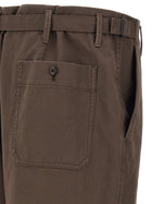 Lemaire Brown Tapered Pants Brown