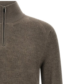 Brioni Brown Vanisé Sweater Brown