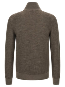 Brioni Brown Vanisé Sweater Brown