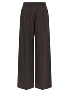 Brunello Cucinelli Cool Wool Pants Brown, view 2
