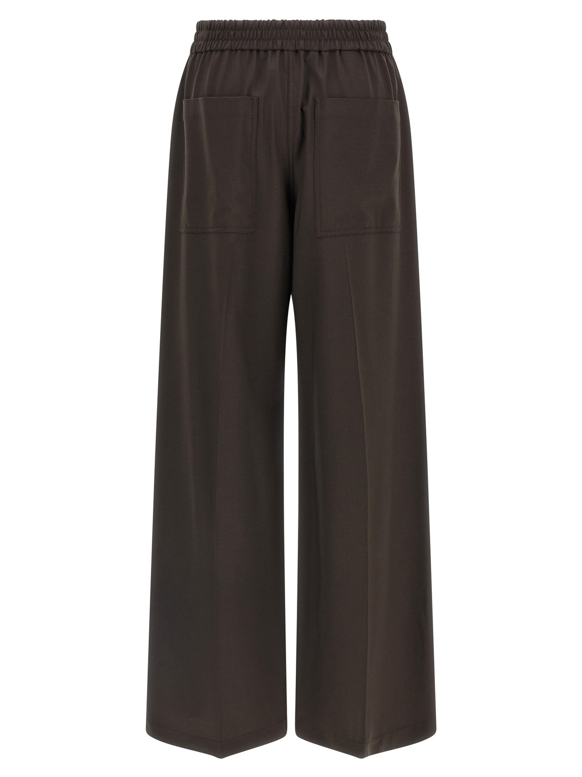 Brunello Cucinelli Cool Wool Pants Brown, view 2