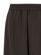 Brunello Cucinelli Cool Wool Pants Brown, view 3