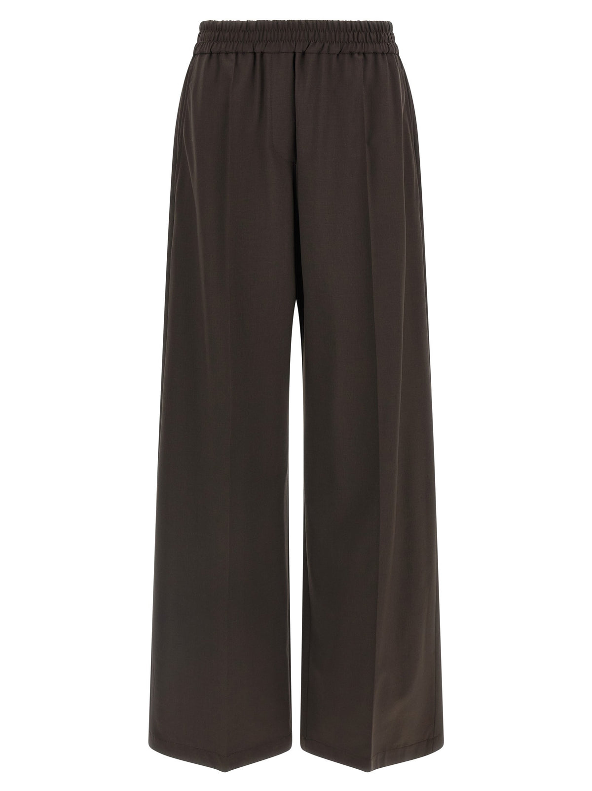 Brunello Cucinelli Cool Wool Pants Brown