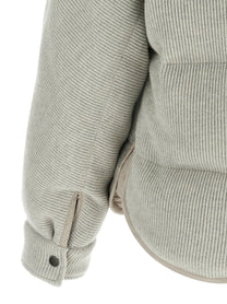 BRUNELLO CUCINELLI - BRUNELLO CUCINELLI - Lame wool down jacket - Women’s Outerwear