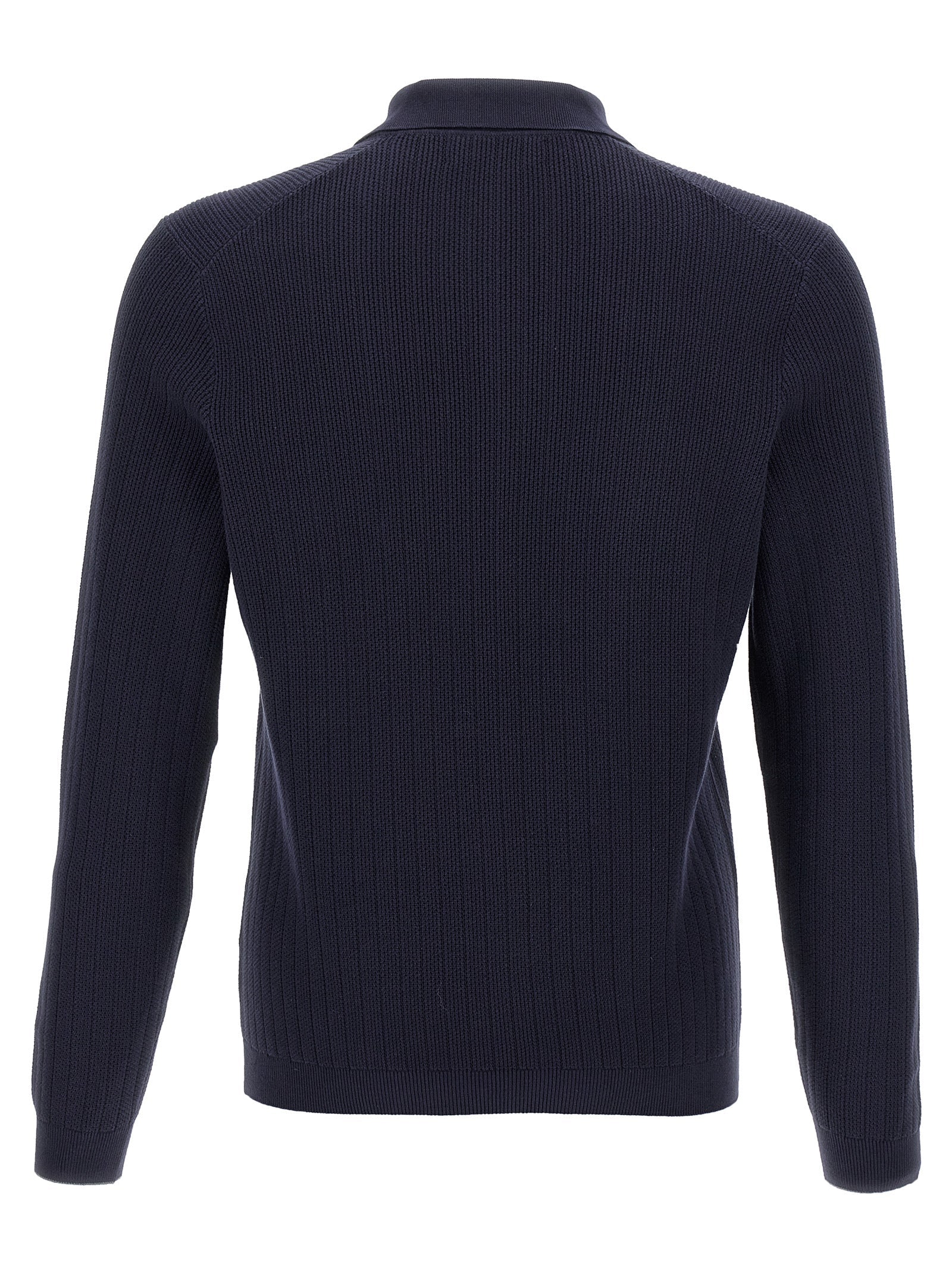 BRUNELLO CUCINELLI - BRUNELLO CUCINELLI - Crochet polo shirt - Men’s Top