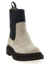BRUNELLO CUCINELLI - BRUNELLO CUCINELLI - Precious Loop Detail ankle boots - Women’s Shoes