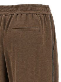BRUNELLO CUCINELLI - BRUNELLO CUCINELLI - ’Shiny Trims’ joggers - Women’s Bottoms