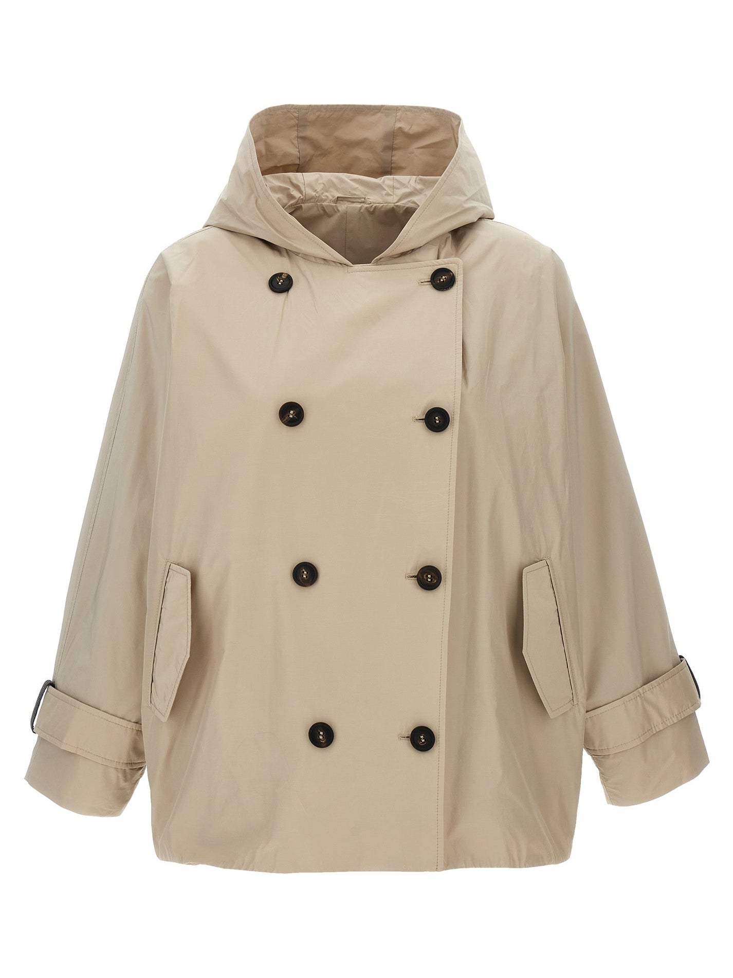 BRUNELLO CUCINELLI - BRUNELLO CUCINELLI - Double-breasted jacket - Women’s Outerwear
