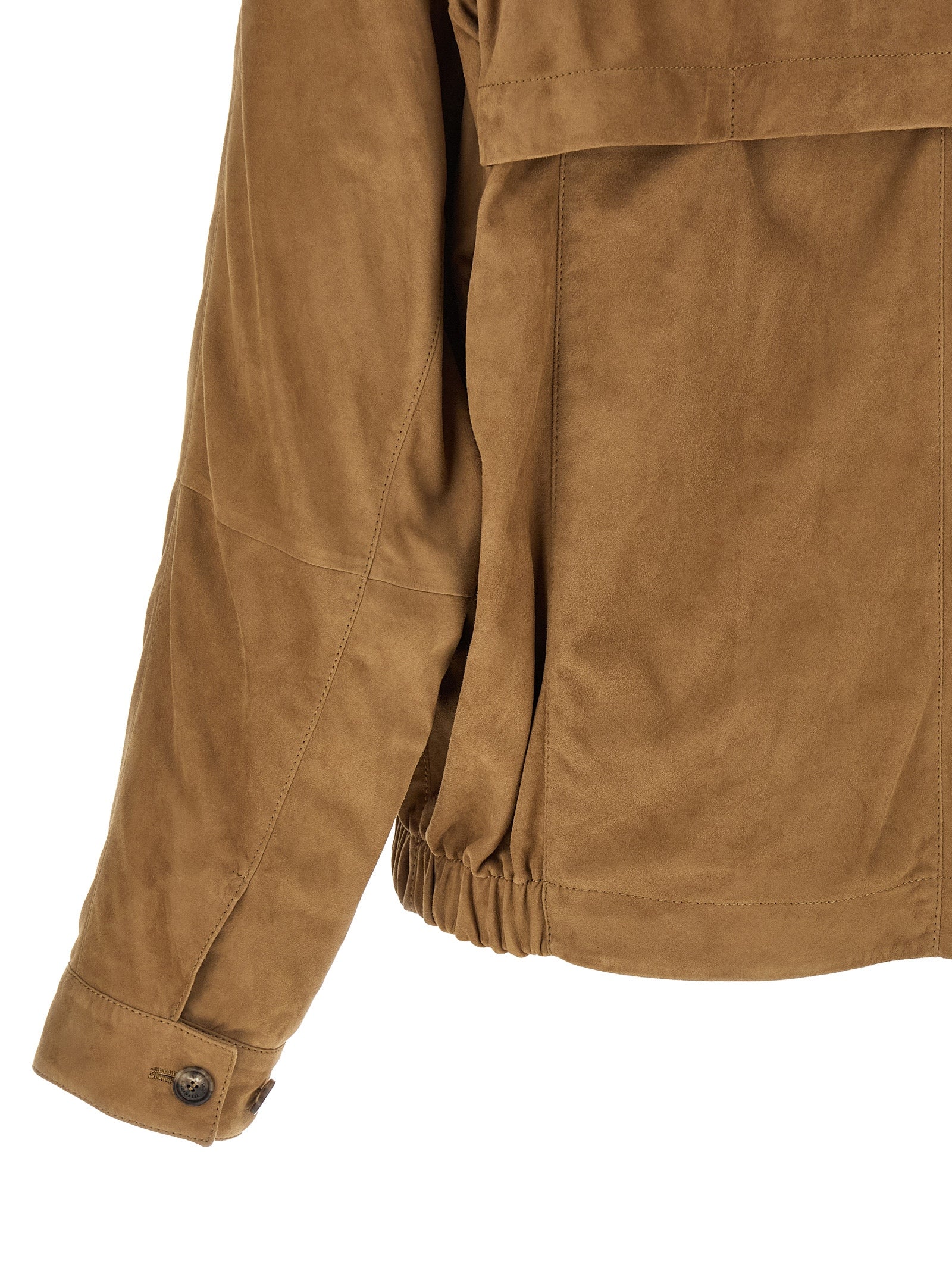BRUNELLO CUCINELLI - BRUNELLO CUCINELLI - Suede jacket - Men’s Outerwear