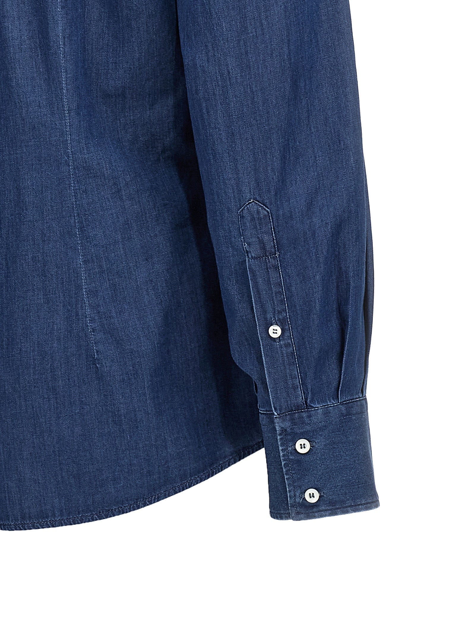 BRUNELLO CUCINELLI - BRUNELLO CUCINELLI - Chambray shirt - Men’s Tops