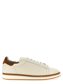 BRUNELLO CUCINELLI - BRUNELLO CUCINELLI - Leather sneakers - Men’s Shoes