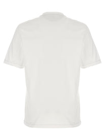 BRUNELLO CUCINELLI - BRUNELLO CUCINELLI - Logo embroidery t-shirt - Men’s Tops