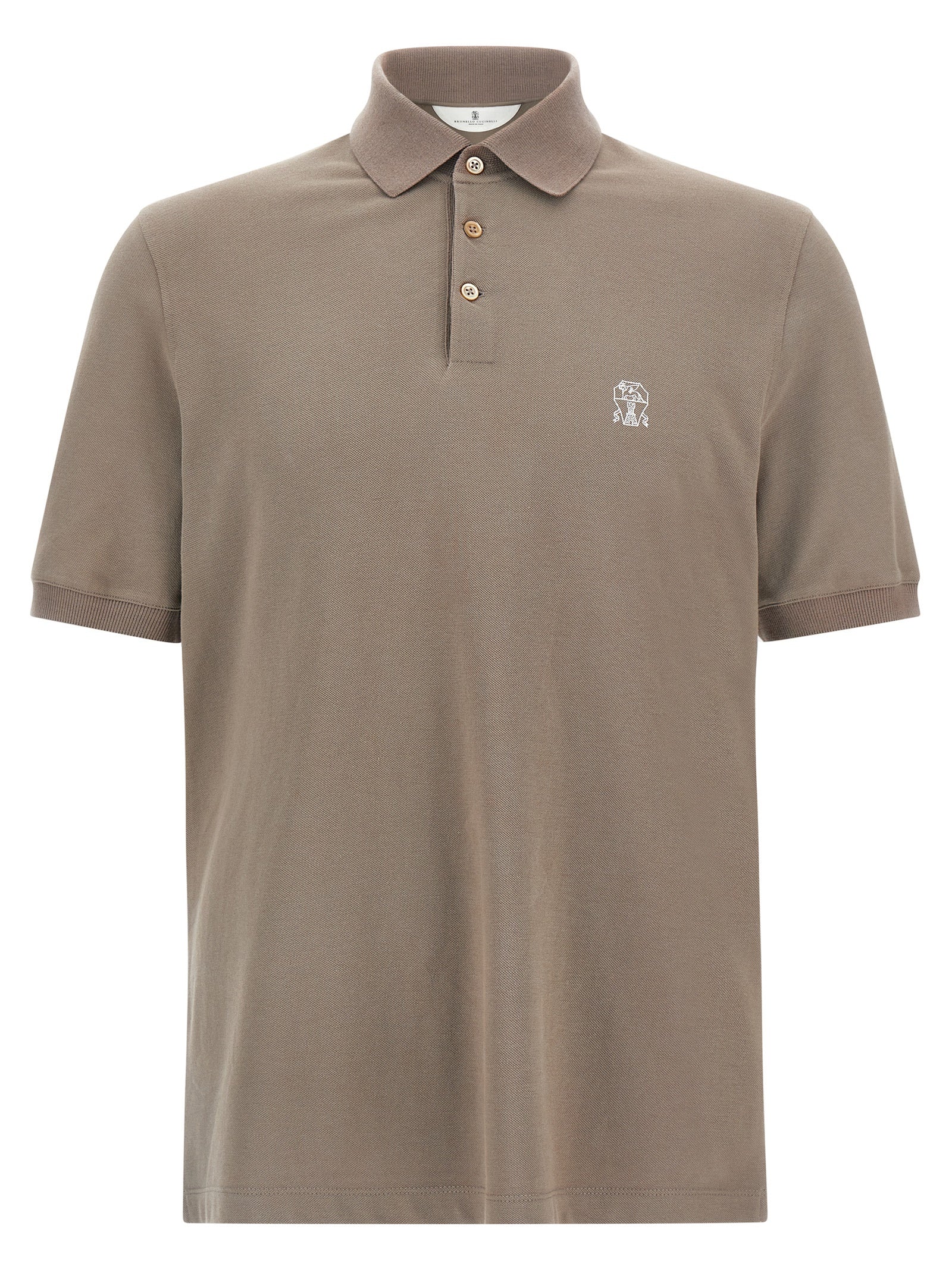 BRUNELLO CUCINELLI - BRUNELLO CUCINELLI - Piqué polo shirt - Men’s Tops