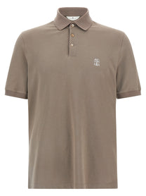 BRUNELLO CUCINELLI - BRUNELLO CUCINELLI - Piqué polo shirt - Men’s Tops