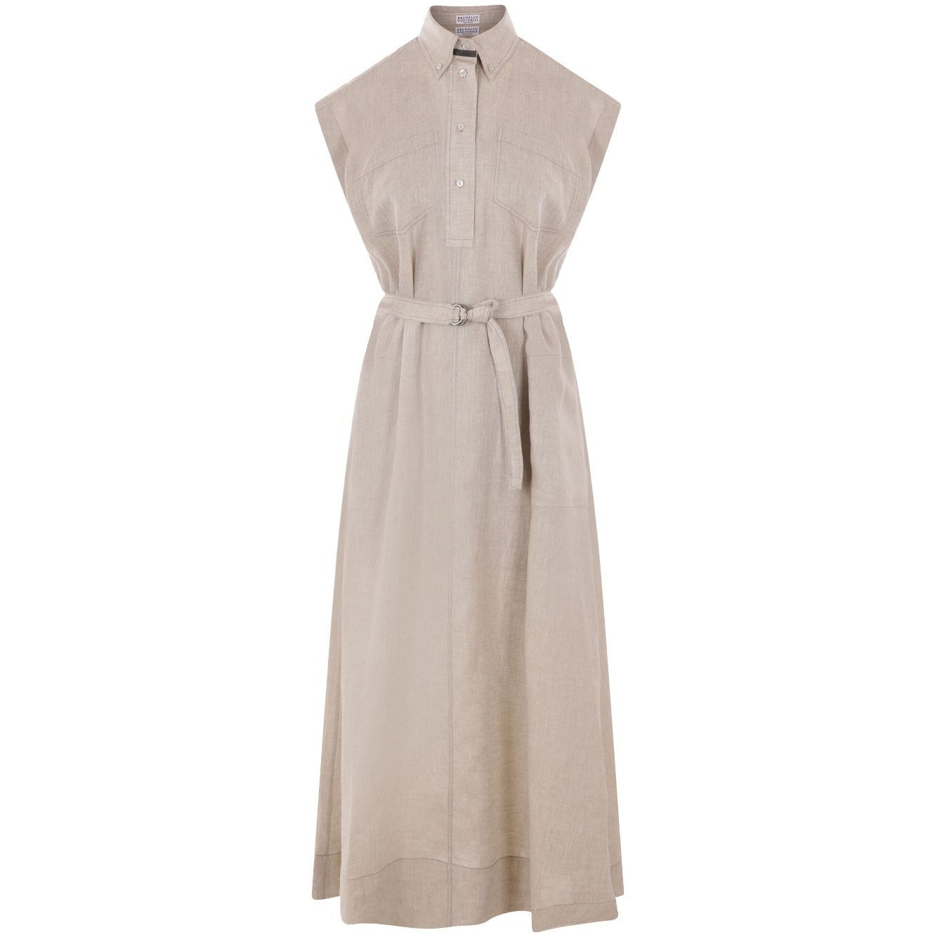 Brunello Cucinelli - Brunello Cucinelli long linen dress - Dresses