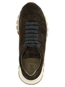 BRUNELLO CUCINELLI - BRUNELLO CUCINELLI - Shiny Tab sneakers - Women’s Shoes