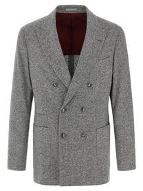 BRUNELLO CUCINELLI - BRUNELLO CUCINELLI - Grisaille blazer - Men’s Clothing