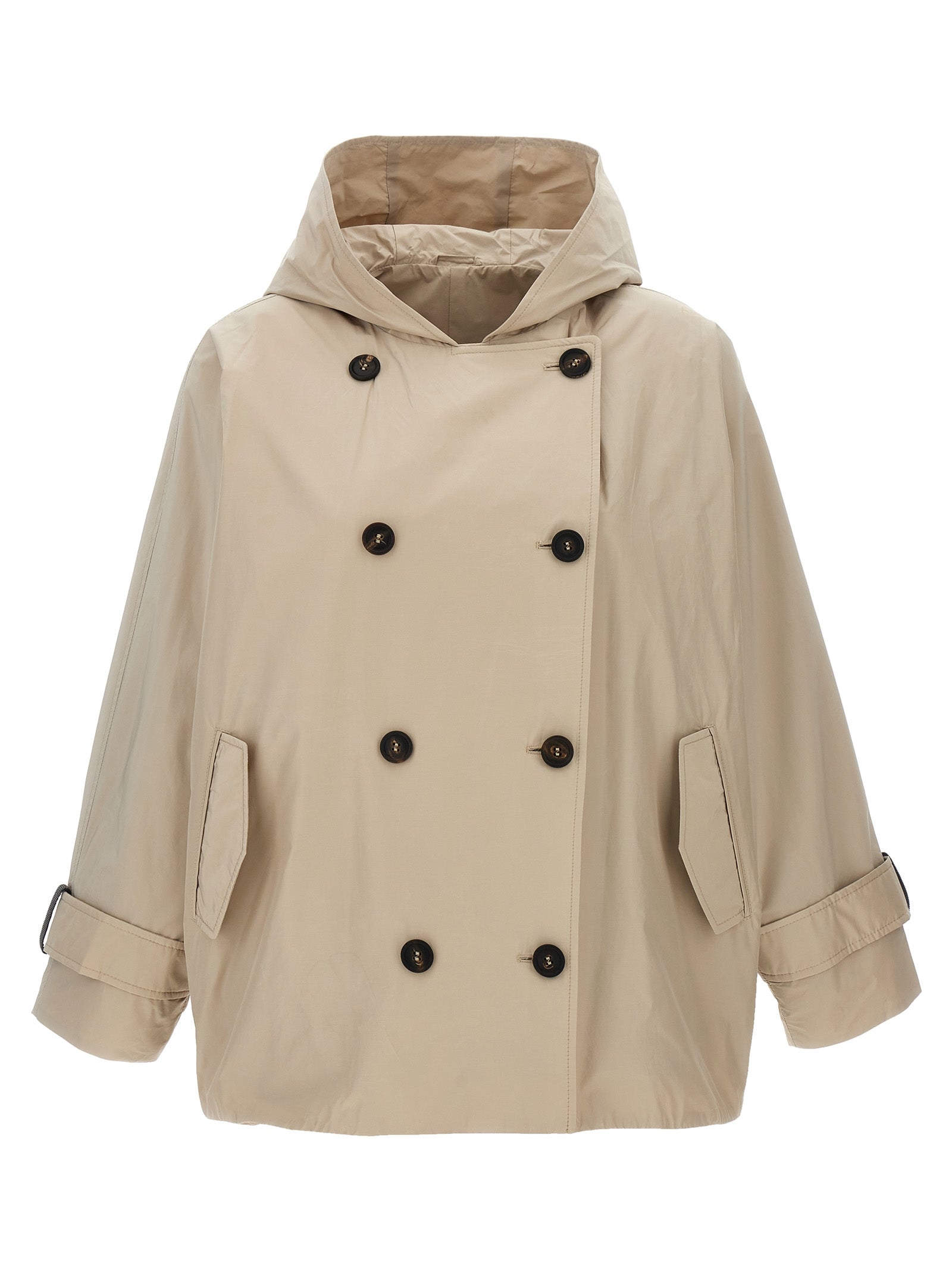 BRUNELLO CUCINELLI - BRUNELLO CUCINELLI - Double-breasted jacket - Women’s Outerwear