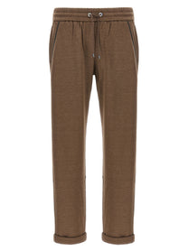 BRUNELLO CUCINELLI - BRUNELLO CUCINELLI - ’Shiny Pocket Detail’ joggers - Women’s Pants