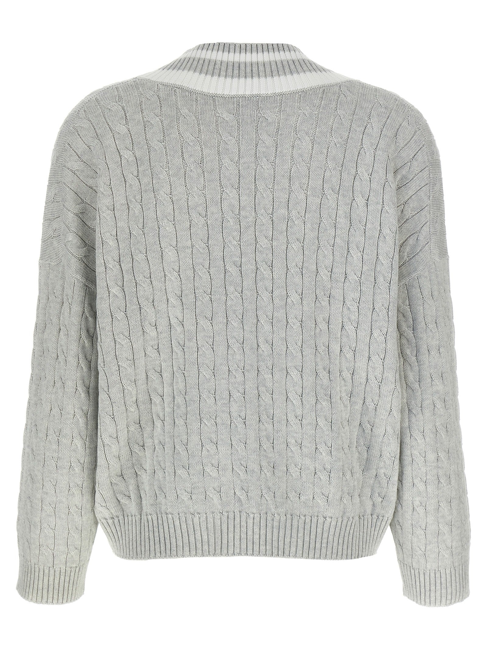 BRUNELLO CUCINELLI - BRUNELLO CUCINELLI - Cotton cable knit sweater - Women’s Knitwear
