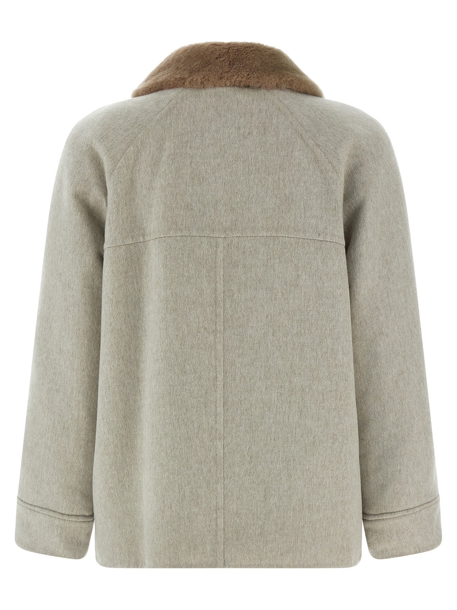 BRUNELLO CUCINELLI - BRUNELLO CUCINELLI - Sheepskin insert jacket - Women’s Outerwear