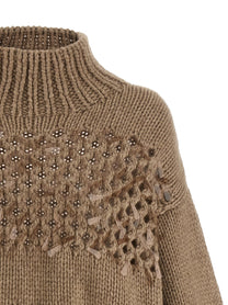 BRUNELLO CUCINELLI - BRUNELLO CUCINELLI - Drop sequin sweater - Women’s Knitwear