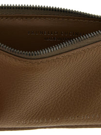 BRUNELLO CUCINELLI - BRUNELLO CUCINELLI - ’Shiny Zipper Pull’ card holder - Women’s Accessories