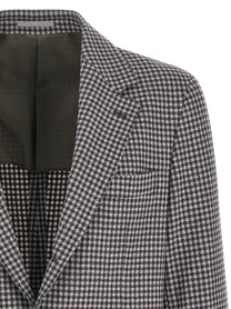 BRUNELLO CUCINELLI - BRUNELLO CUCINELLI - Houndstooth blazer - Men’s Clothing