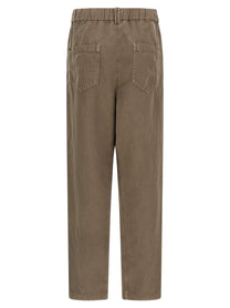 BRUNELLO CUCINELLI - BRUNELLO CUCINELLI - Cotton trousers - Women’s Pants