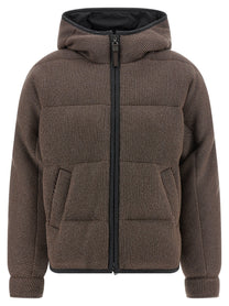 BRUNELLO CUCINELLI - BRUNELLO CUCINELLI - Lame wool down jacket - Women’s Outerwear