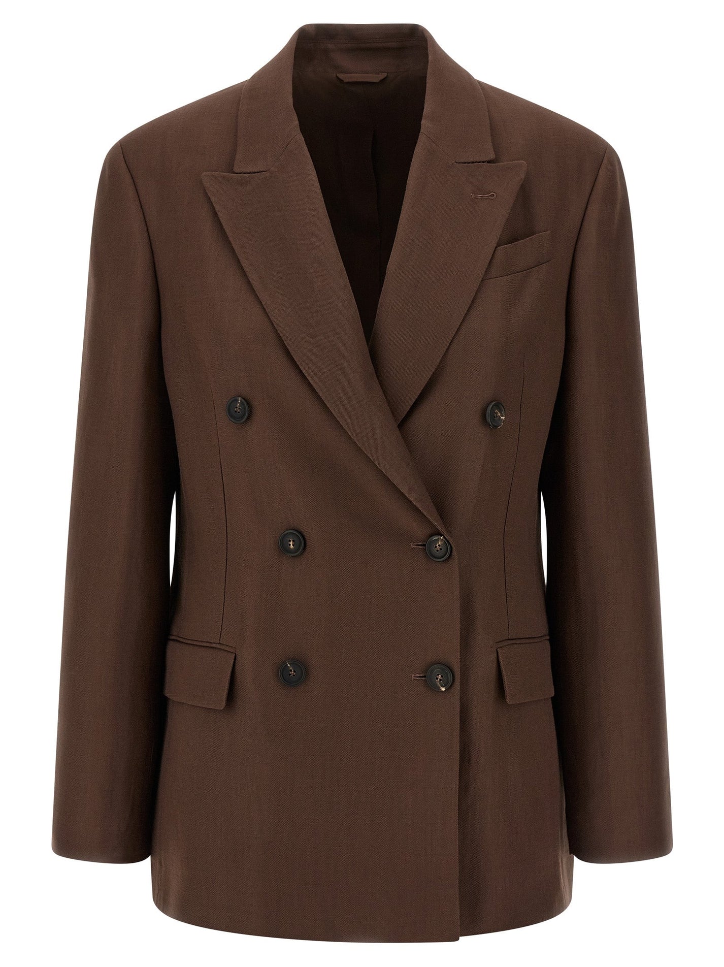 BRUNELLO CUCINELLI - BRUNELLO CUCINELLI - Double-breasted blazer - Women’s Clothing