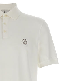 BRUNELLO CUCINELLI - BRUNELLO CUCINELLI - Piqué polo shirt - Men’s Tops