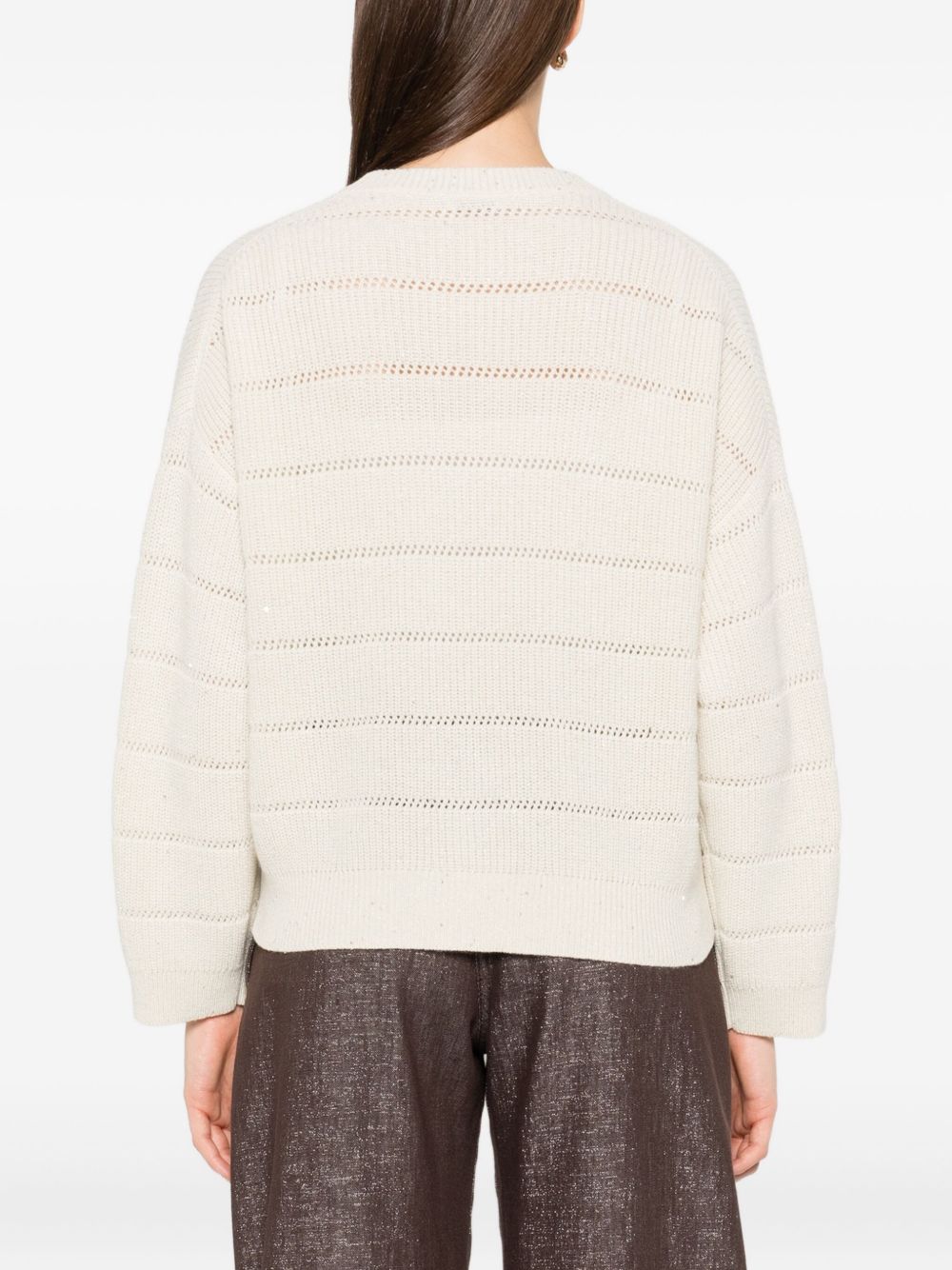 Brunello Cucinelli - Brunello Cucinelli Sweaters Beige - Topwear