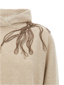BRUNELLO CUCINELLI - BRUNELLO CUCINELLI - ’Shiny Flower Embroidery’ sweater - Women’s Knitwear