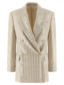 BRUNELLO CUCINELLI - BRUNELLO CUCINELLI - Sequin blazer - Women’s Clothing