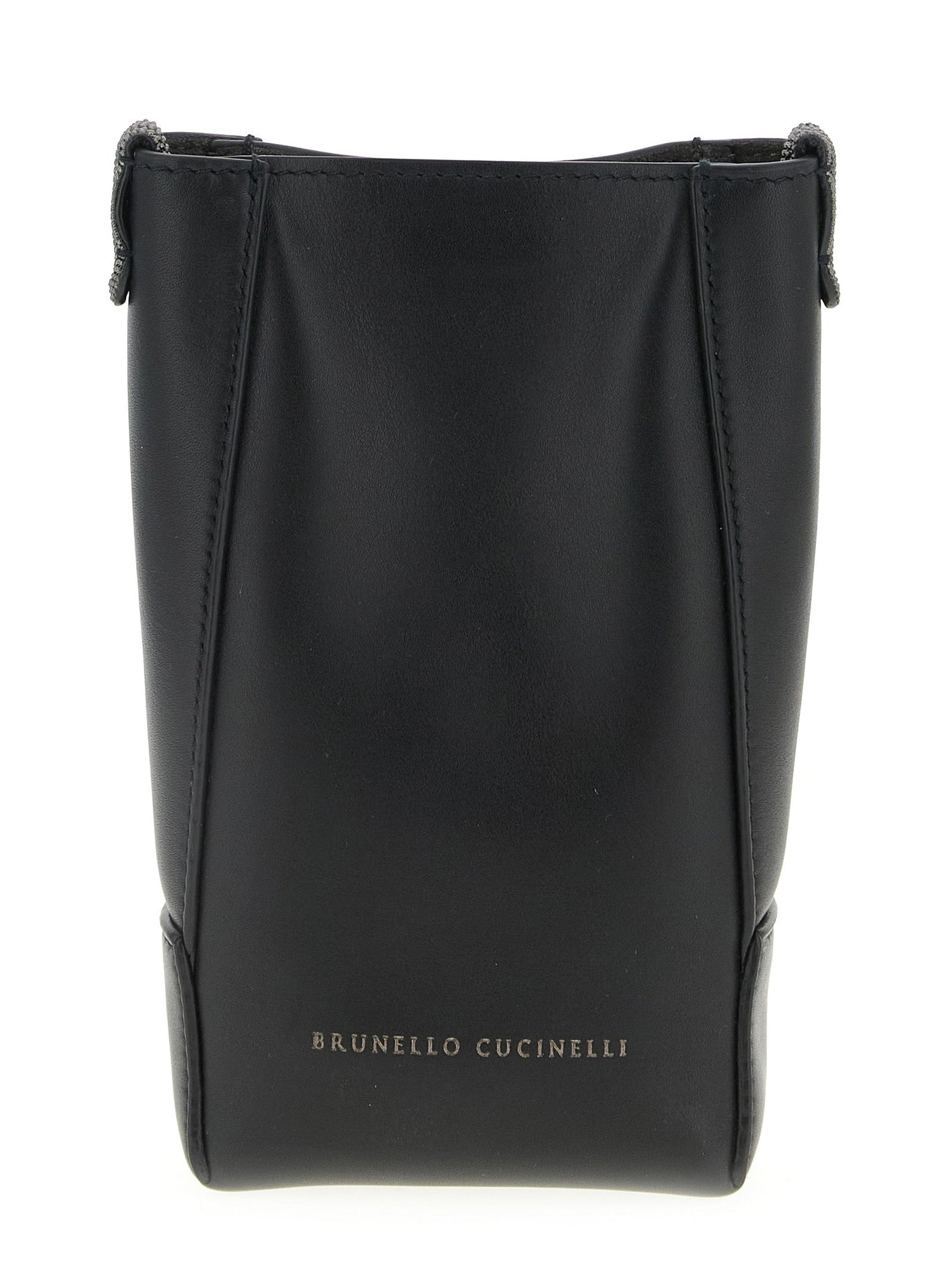 BRUNELLO CUCINELLI - BRUNELLO CUCINELLI - Cell phone holder with shoulder strap - Women’s Accessories