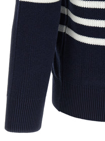BRUNELLO CUCINELLI - BRUNELLO CUCINELLI - English half-ribbed sweater - Men’s Knitwear