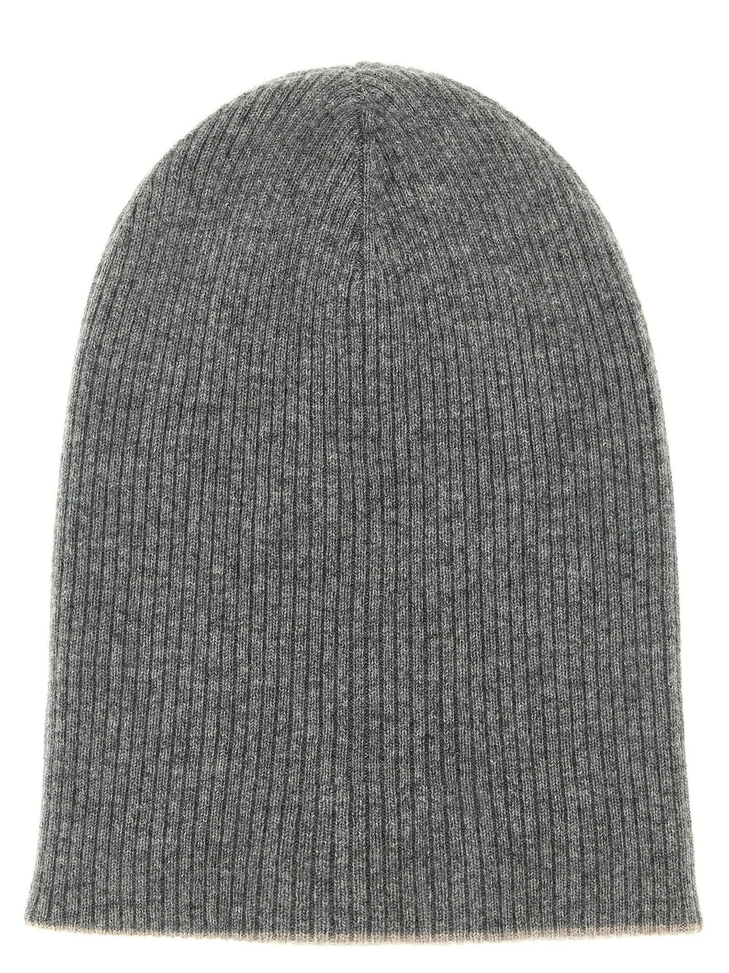 BRUNELLO CUCINELLI - BRUNELLO CUCINELLI - Reversible beanie - Men’s Accessories