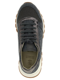 BRUNELLO CUCINELLI - BRUNELLO CUCINELLI - ’Runners Precious Toe’ sneakers - Women’s Shoes