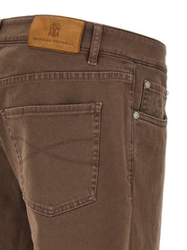 BRUNELLO CUCINELLI - BRUNELLO CUCINELLI - Garment-dyed jeans - Men’s Bottoms