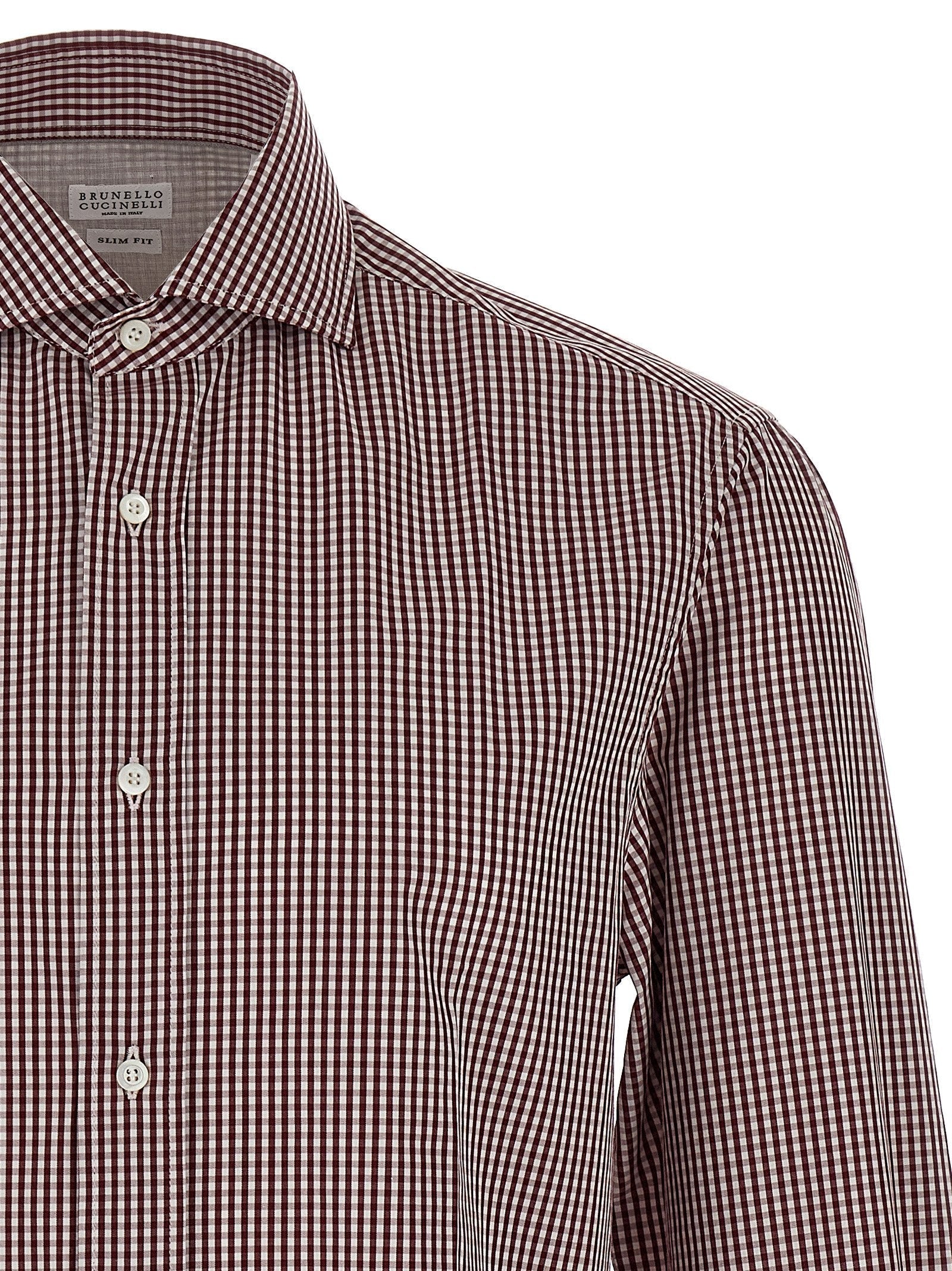 BRUNELLO CUCINELLI - BRUNELLO CUCINELLI - Check shirt - Men’s Tops