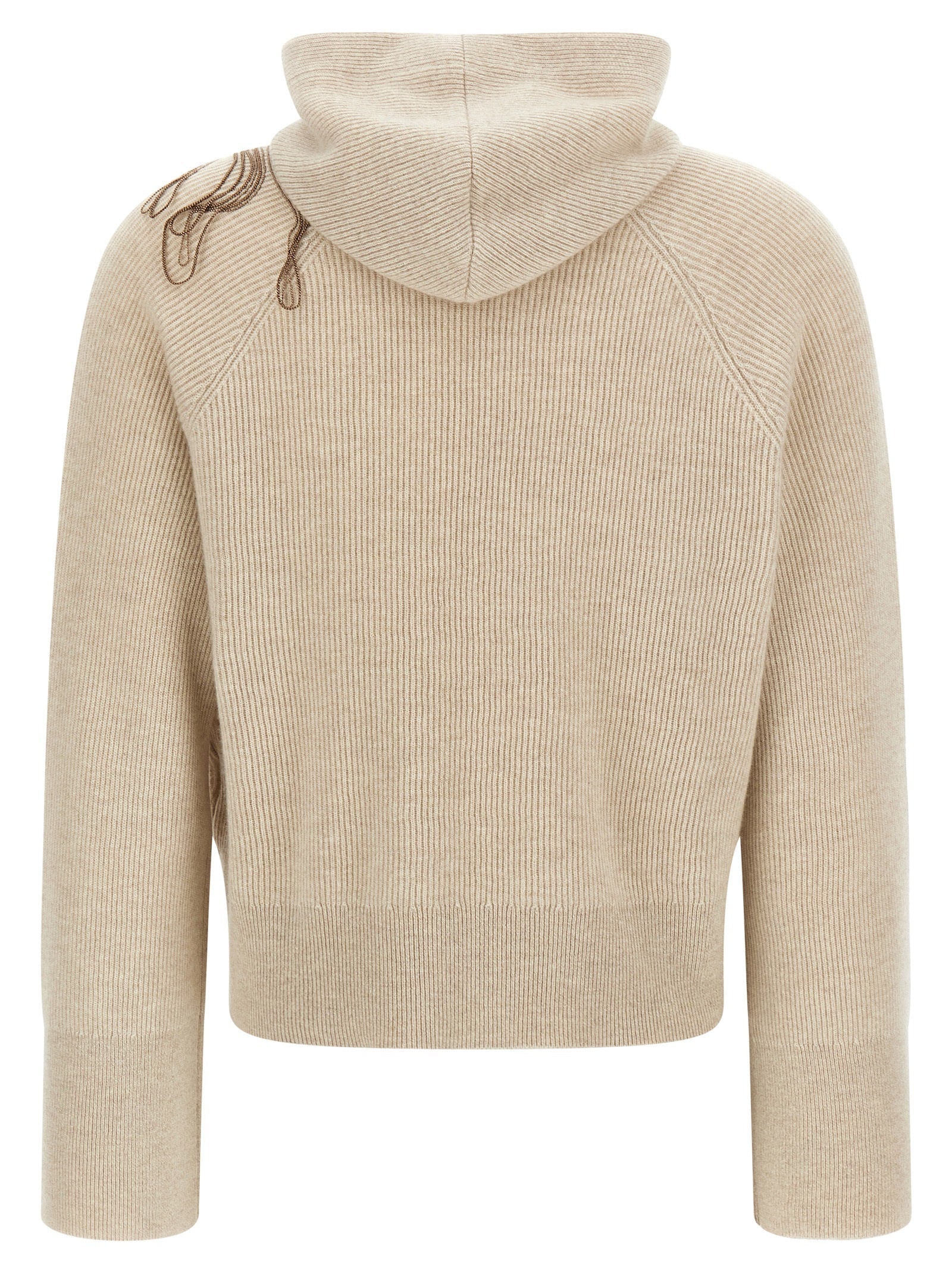 BRUNELLO CUCINELLI - BRUNELLO CUCINELLI - ’Shiny Flower Embroidery’ sweater - Women’s Knitwear